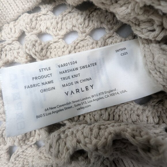 Rare Women's  Harshaw Sweater Size Small Grey Tan  Sold out Everywhere VAR01504 - Picture 12 of 12